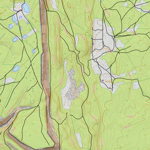 OpenTopoMap map of Nikehoshi Spring, NM