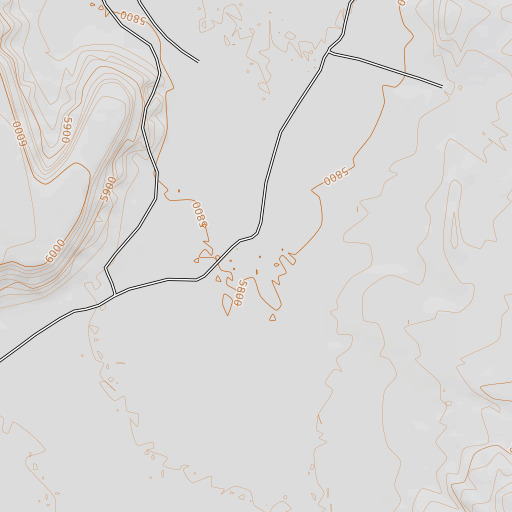 OpenTopoMap map of Cañada Ancha, NM