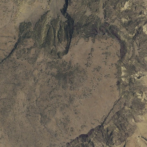 Aerial imagery of Mesa Prieta, NM
