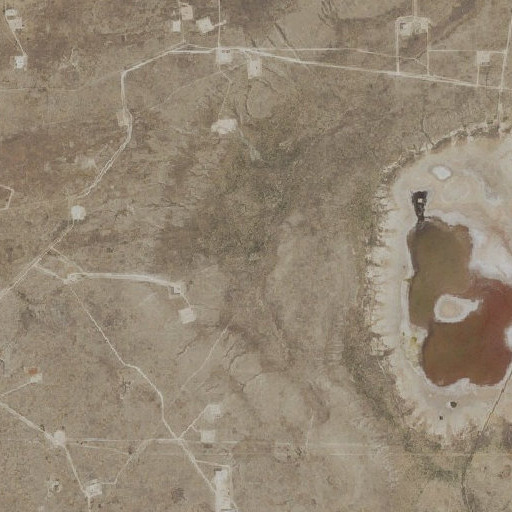 Aerial imagery of Chimney Well, NM