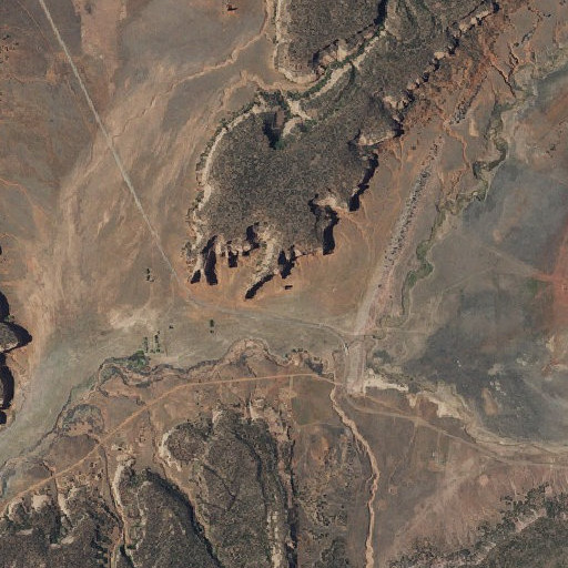 Aerial imagery of Venus Needle, NM