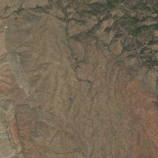 Aerial imagery of Barrel Spring, NM