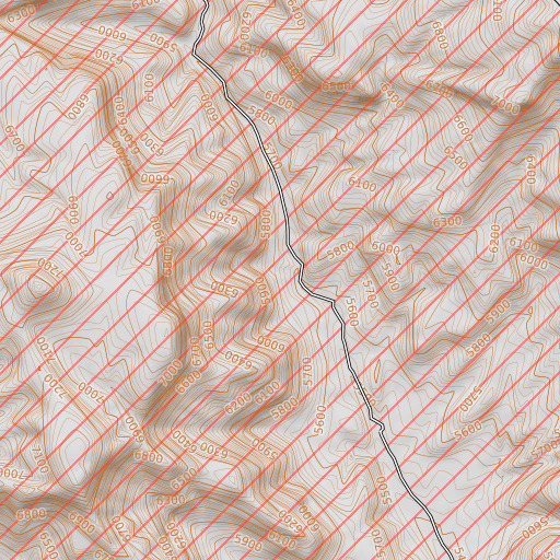 OpenTopoMap map of F E Henderson, NM