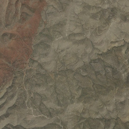 Aerial imagery of Upper Rosebud Spring, NM