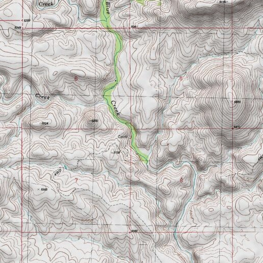 USGS 24K topo map of Matthew Place, NM