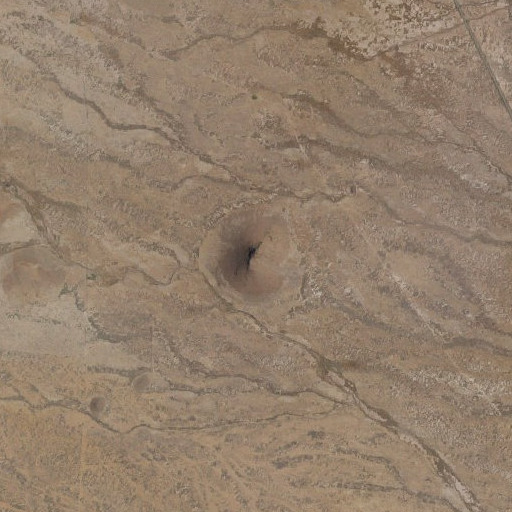 Aerial imagery of Round Mountain, NM