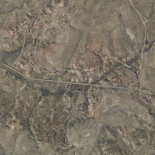 Aerial imagery of Divide Trading Post, NM