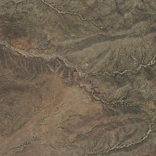Aerial imagery of Burro Spring, NM