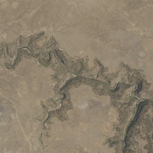 Aerial imagery of Cañon Monnet, NM
