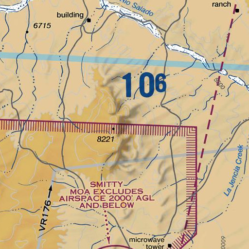 FAA VFR chart of Cedar Spring, NM