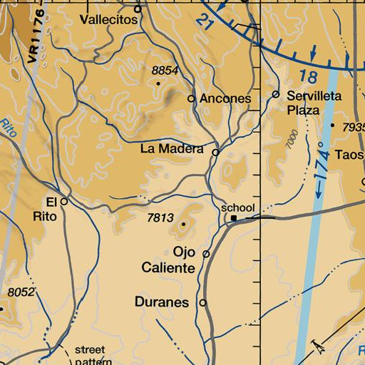FAA VFR chart of Desague Aguita, NM