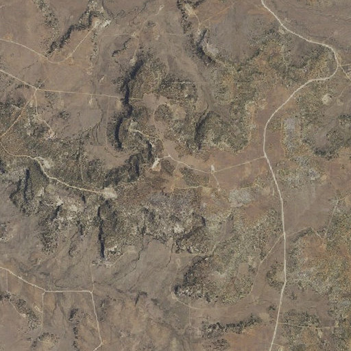 Aerial imagery of Fourmile Mesa, NM