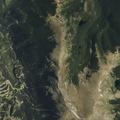 Aerial imagery of Fraser Mountain, NM