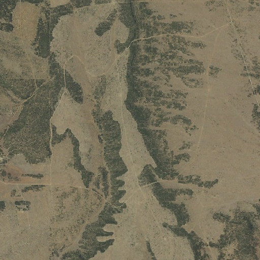 Aerial imagery of Hogback Hill, NM