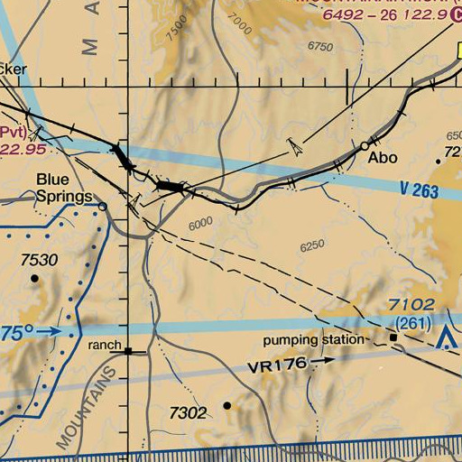 FAA VFR chart of Indian Spring, NM