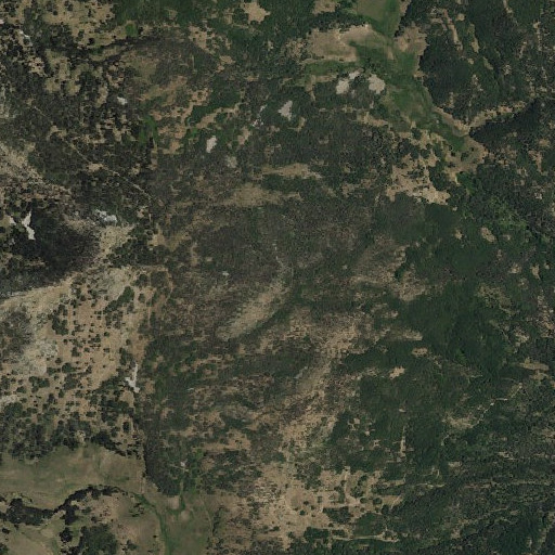 Aerial imagery of Jawbone Mountain, NM