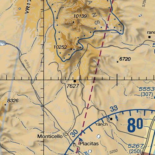FAA VFR chart of Luna Park, NM