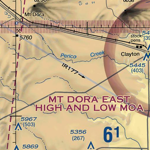 FAA VFR chart of McCook Windmill, NM