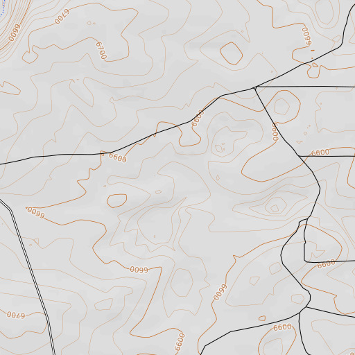 OpenTopoMap map of McDonald Flat, NM