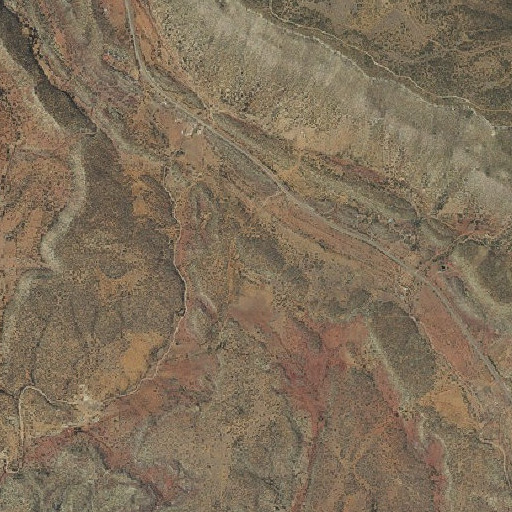 Aerial imagery of Middle Mesa, NM