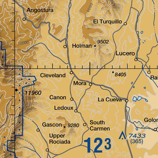FAA VFR chart of Rio la Casa, NM