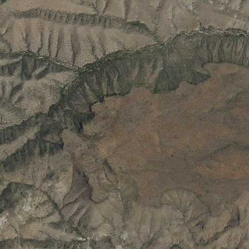 Aerial imagery of Round Mountain, NM