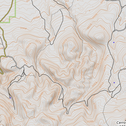 OpenTopoMap map of Salazar Spring, NM