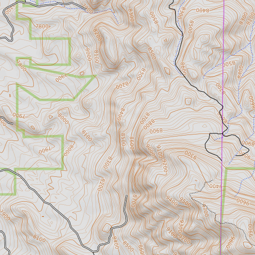OpenTopoMap map of San Jose Spring, NM
