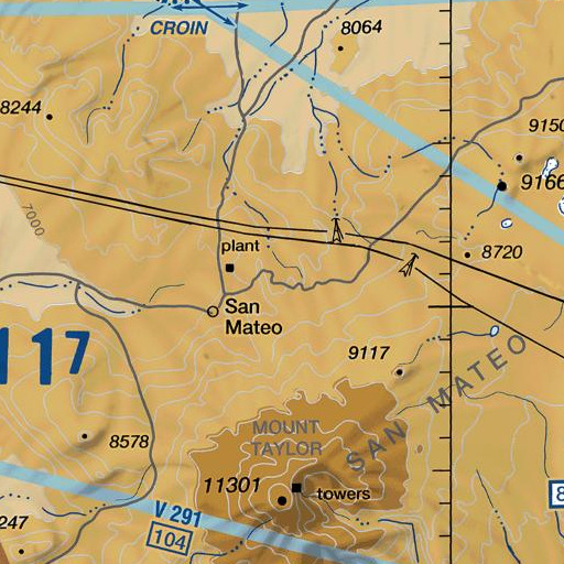 FAA VFR chart of San Lucas Spring, NM