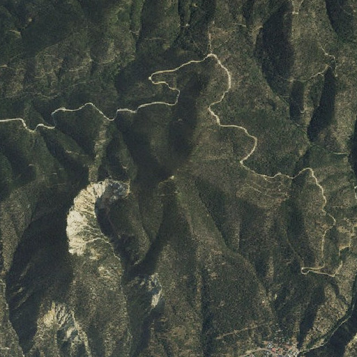Aerial imagery of Sawmill Mountain, NM