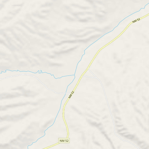 OpenStreetMap map of Silver Creek, NM