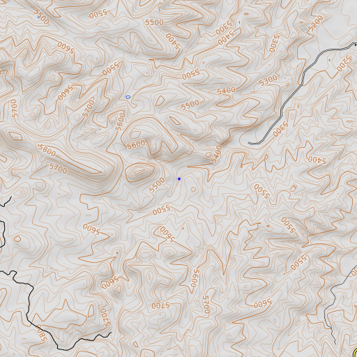 OpenTopoMap map of Silver Dale Spring, NM