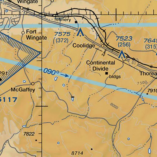 FAA VFR chart of Willow Creek, NM