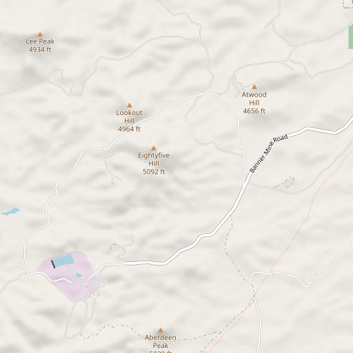 OpenStreetMap map of Duchess Lode, NM