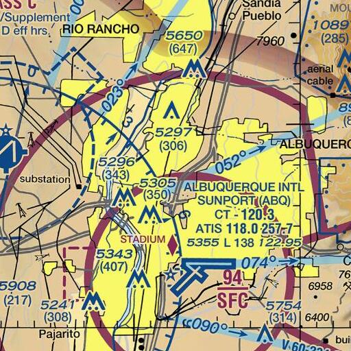 FAA VFR chart of Montgomery Pit, NM