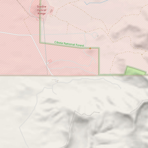 OpenStreetMap map of Quail Lode, NM