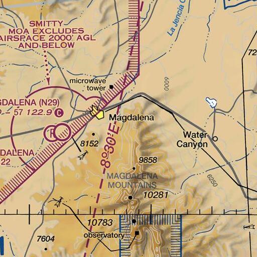 FAA VFR chart of Sleeper, NM