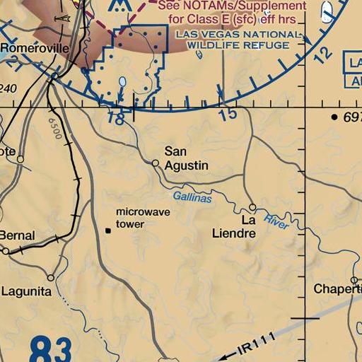 FAA VFR chart of Concepcion, NM