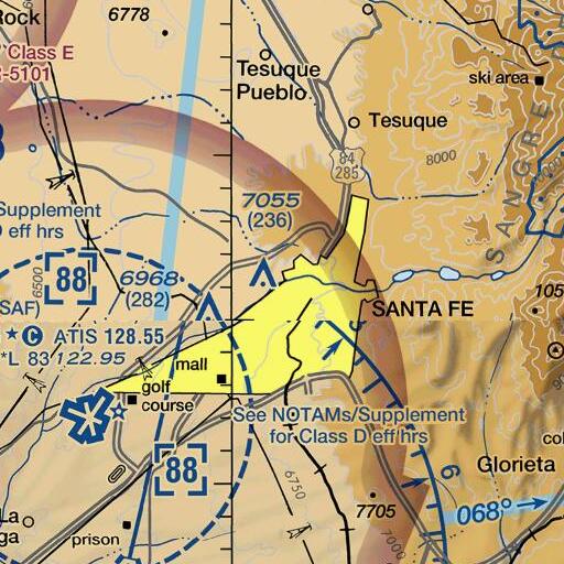 FAA VFR chart of Torreon Park, NM