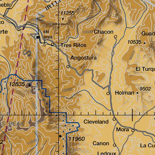 FAA VFR chart of Limestone Quarry, NM