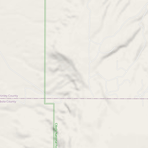 OpenStreetMap map of Vallejo Mine, NM