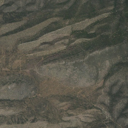Aerial imagery of Tungsten Mine, NM