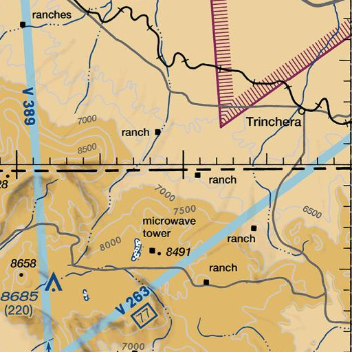 FAA VFR chart of Doherty, NM