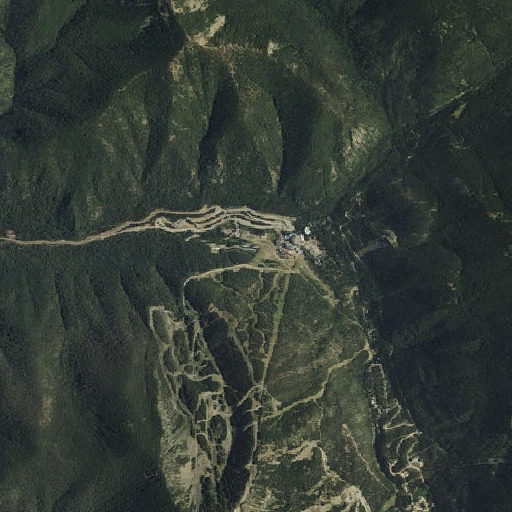 Aerial imagery of Blitz Ski Trail, NM