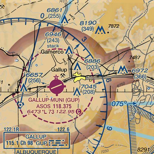 FAA VFR chart of Washington Elementary School, NM