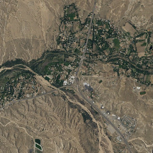 Aerial imagery of Pojoaque Elementary School, NM