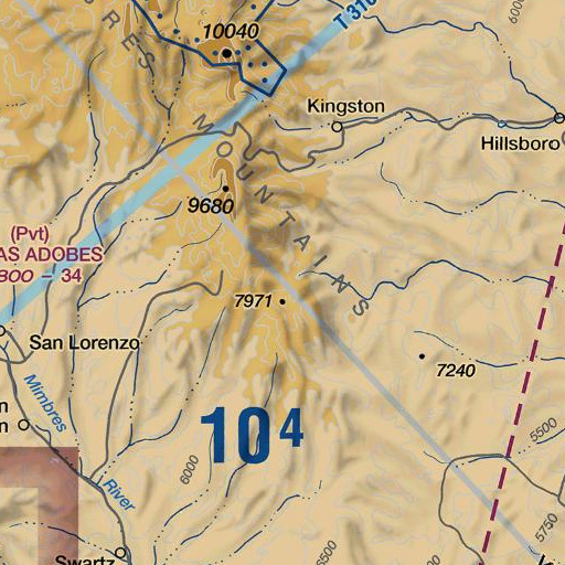 FAA VFR chart of Upper Trap Corral, NM