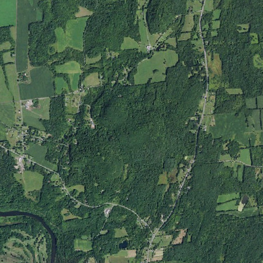 Aerial imagery of Bald Mountain, NY