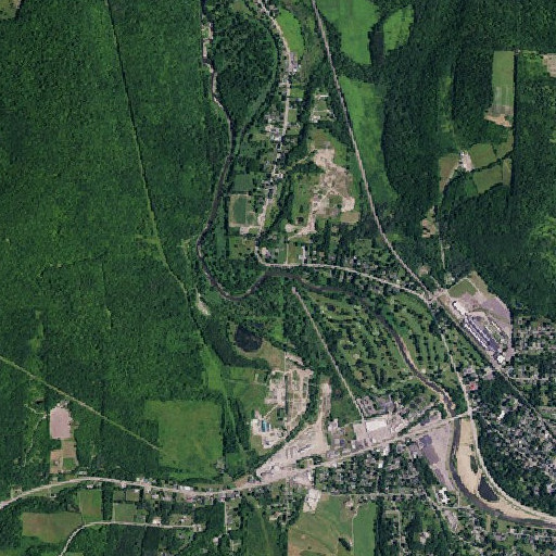 Aerial imagery of Brimmer Brook, NY