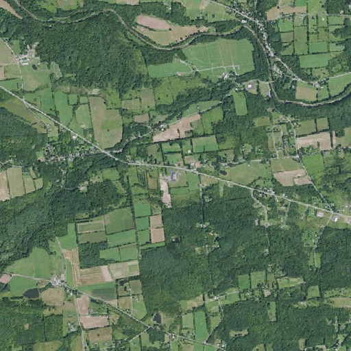 Aerial imagery of Central School (historical), NY